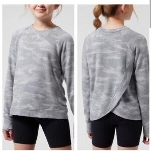 Athleta Girl Cozy Cross Your Fingers Sweatshirt